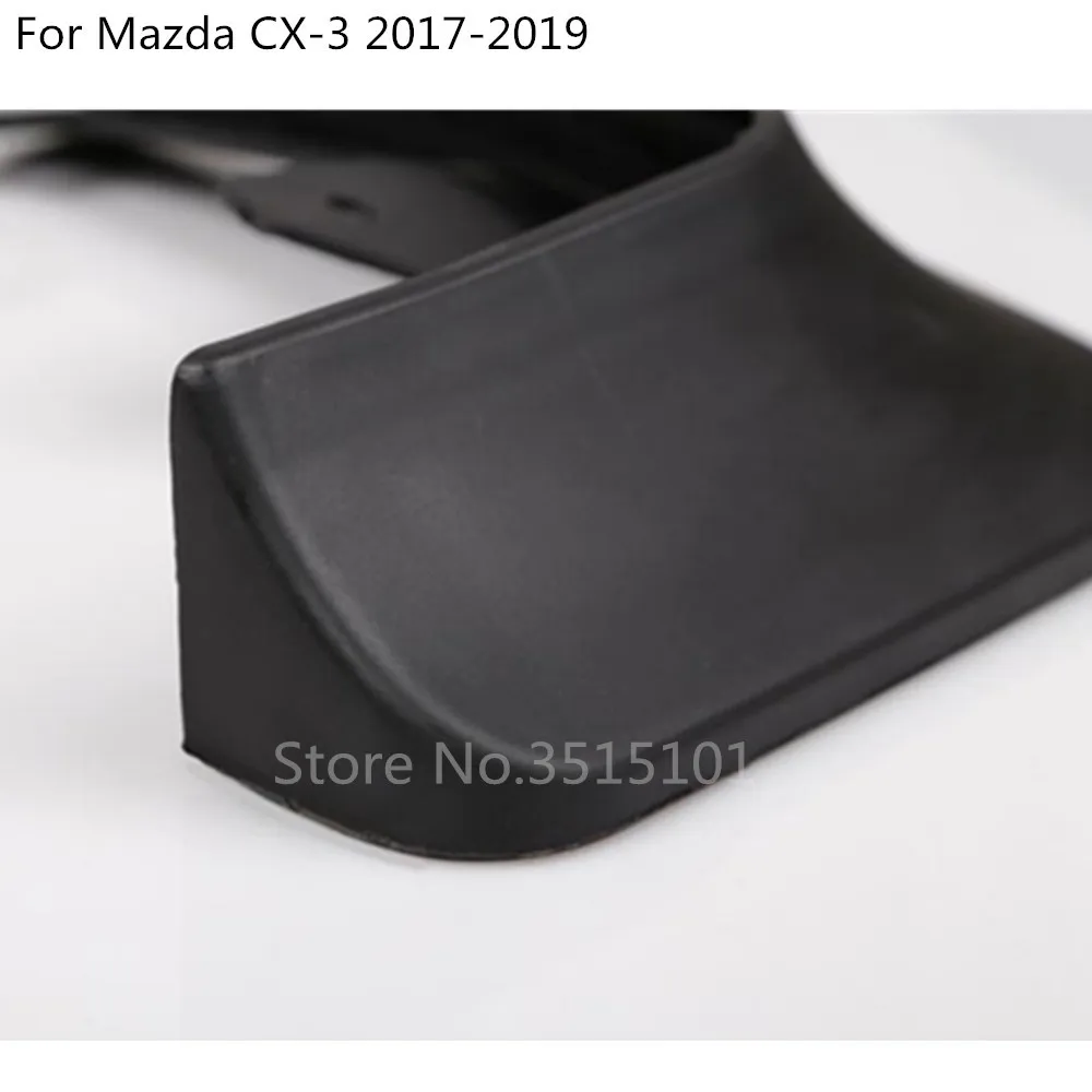 Крышка автомобиля мягкий пластиковый брызговик крыло 4 шт для Mazda CX-3 CX3