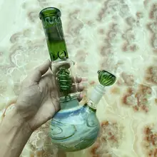 Bouteille en verre de haute qualité pour narguilé, Design intégré, Tube de bol soudé ensemble, jouet en Borosilicate