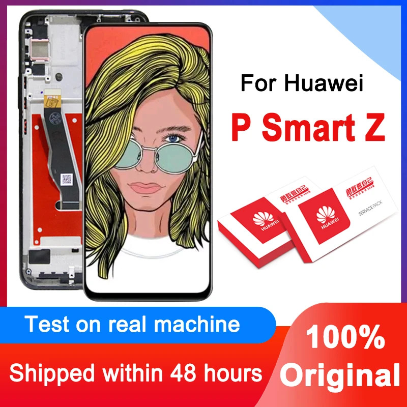 screen for lcd phones cheap Original 6.59'' Display Replacement For Huawei P Smart Z STK-LX1 LCD Touch Screen Digitizer Assembly For Y9 Prime 2019 Display the best screen for lcd phones mini