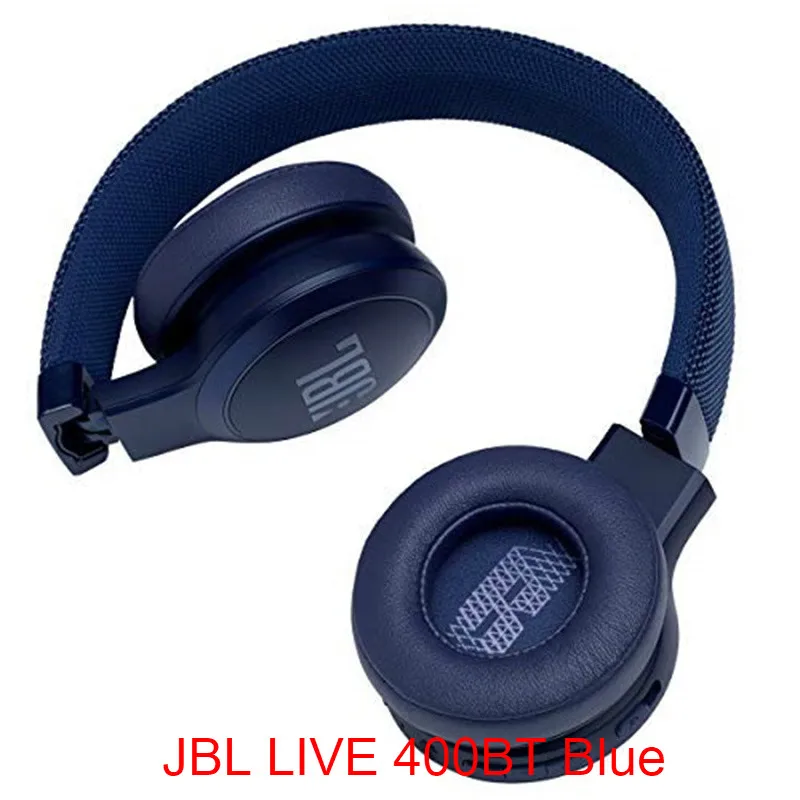 Новейшие JBL LIVE 400BT Интеллектуальные голосовые AI беспроводные bluetooth наушники Спортивная гарнитура проводные наушники для разговора игровые наушники - Цвет: JBL LIVE 400BT Blue