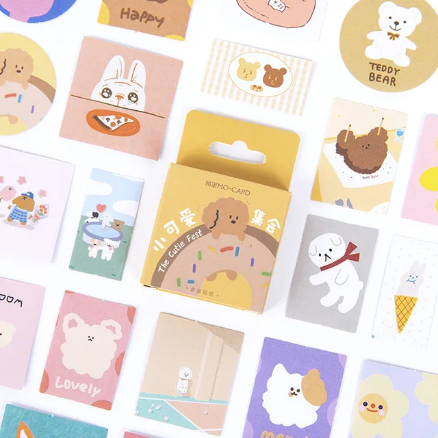 46 шт./коркор. the cutie fest коллекция декоративных канцелярских принадлежностей Набор