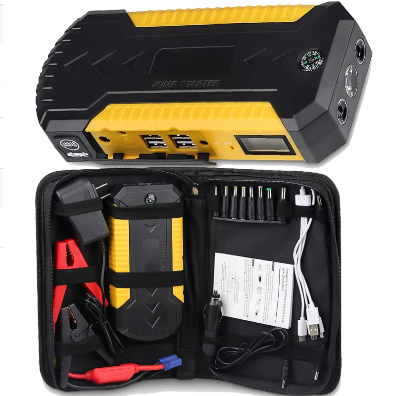 

Car Power Bank Battery Booster 12v Portable 600A Multifunction Emergency Car Starting Device Jump Starter Auto Battery Starting