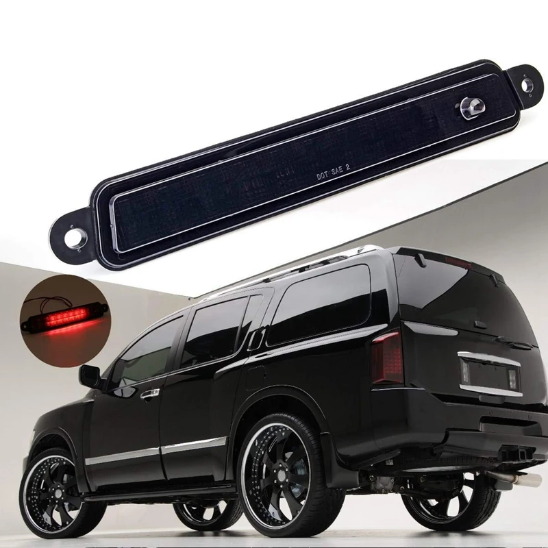 Светодиодный 3Rd Задняя Крышка багажника спойлер тормозной фонарь лампа для Nissan Armada/Infiniti Qx56 2004-2008 2009 2010 2011 2012 2013