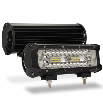 

Tri-Row LED Light Bar Work Light Bar Flood Spot Driving LED Waterproof