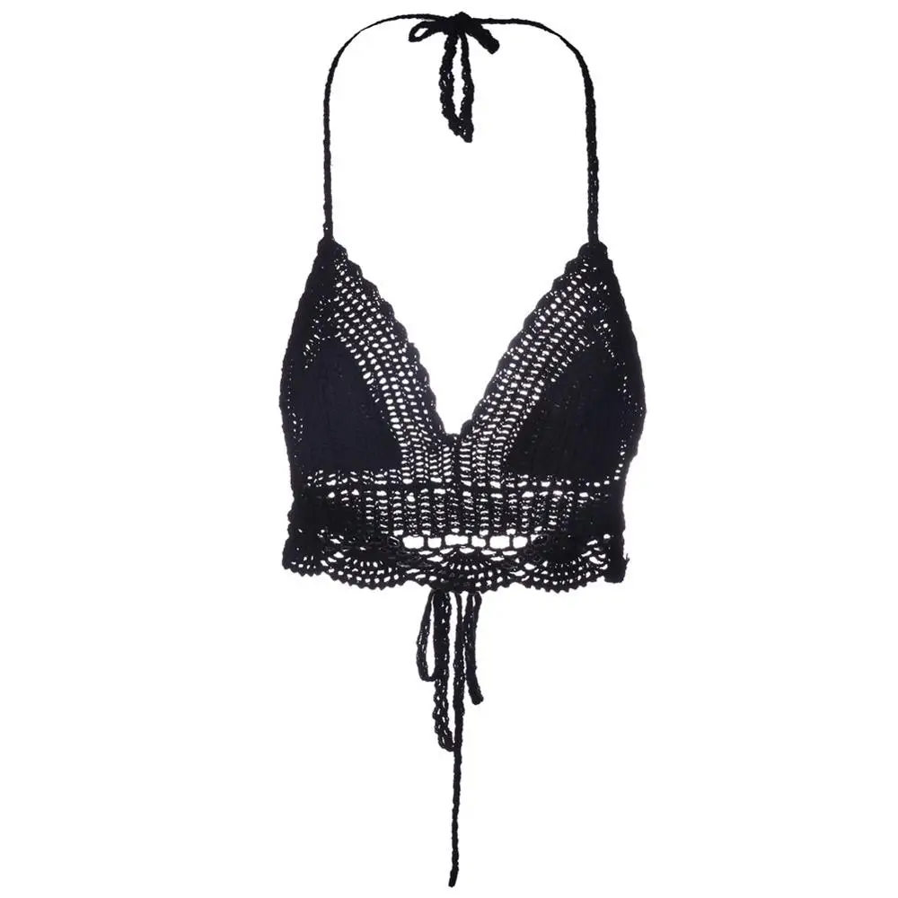 H2062 black Новинка, Женский Модный трикотажный топ, сексуальный женский топ, уличная одежда, короткий топ, летний топ, панти, майка, беспроводной фитнес, сексуальное нижнее белье, Mujer - Цвет: H2062 black