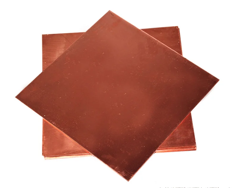 

Good Thermal Conductivity 200*200*3.0mm T2 Copper Plate Copper Sheet Red Conductive Copper Plate laser Processing Thermal Pad