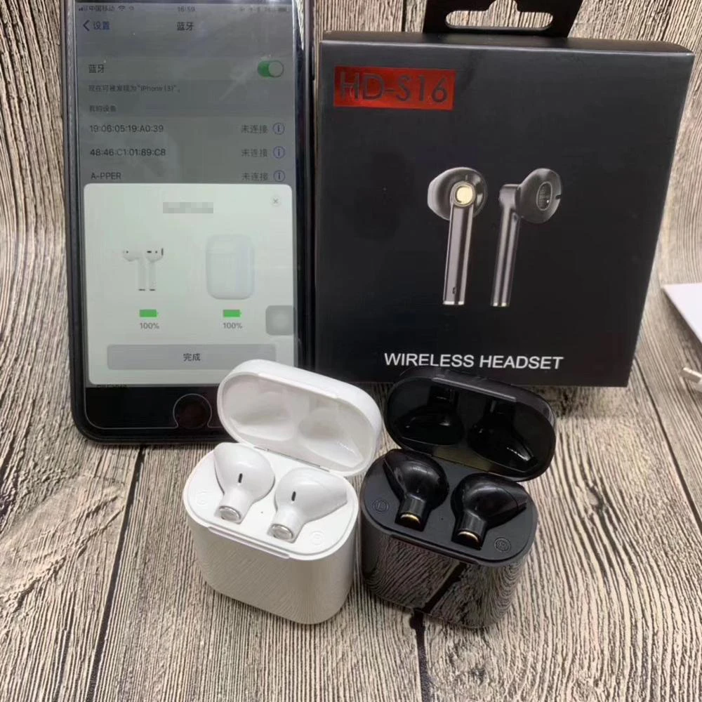 HD S16 Macarons беспроводные наушники для зарядки Freebud Bluetooth 5 0 Auriculares гарнитура iPhone i12| |