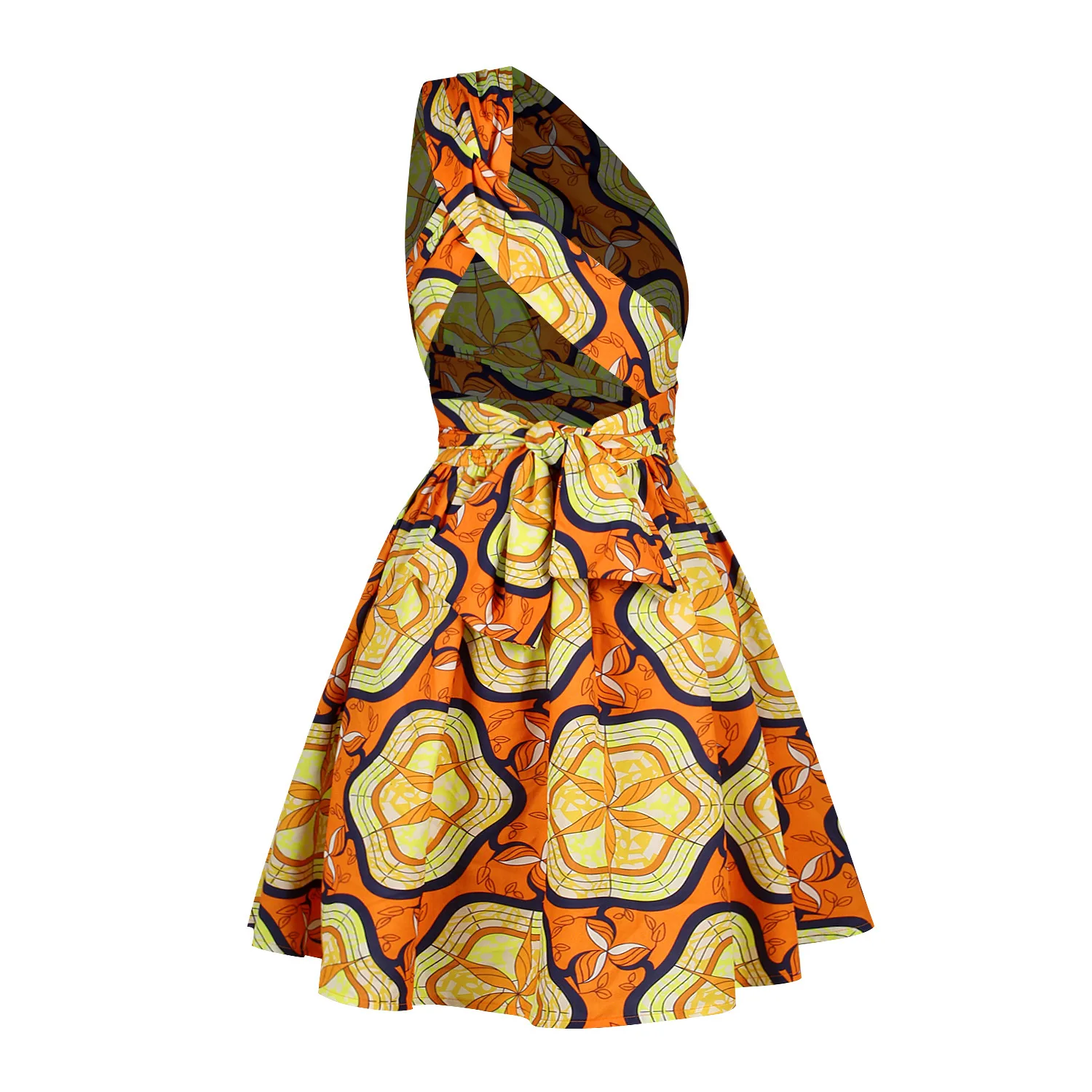 Robe africaine imprimé wax pour femme 106