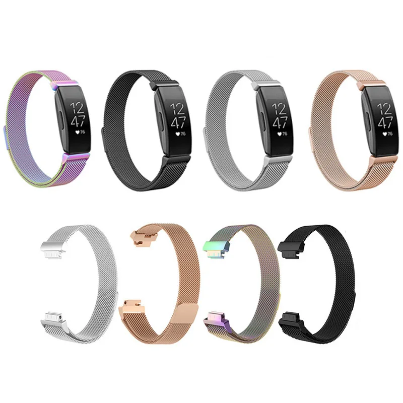 

Strap For Fitbit Inspire HR/ace2 Band Replacement Milanese Loop Magnetic Stainless Steel Strap Bracelet Betl for Fitbit Inspire
