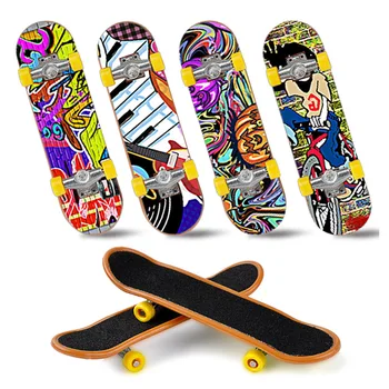 

Kids Gift Professional Mini Fingerboards Hand-eye Coordination DIY Home Desktop Toys Finger Skateboard Beginner Entertainment
