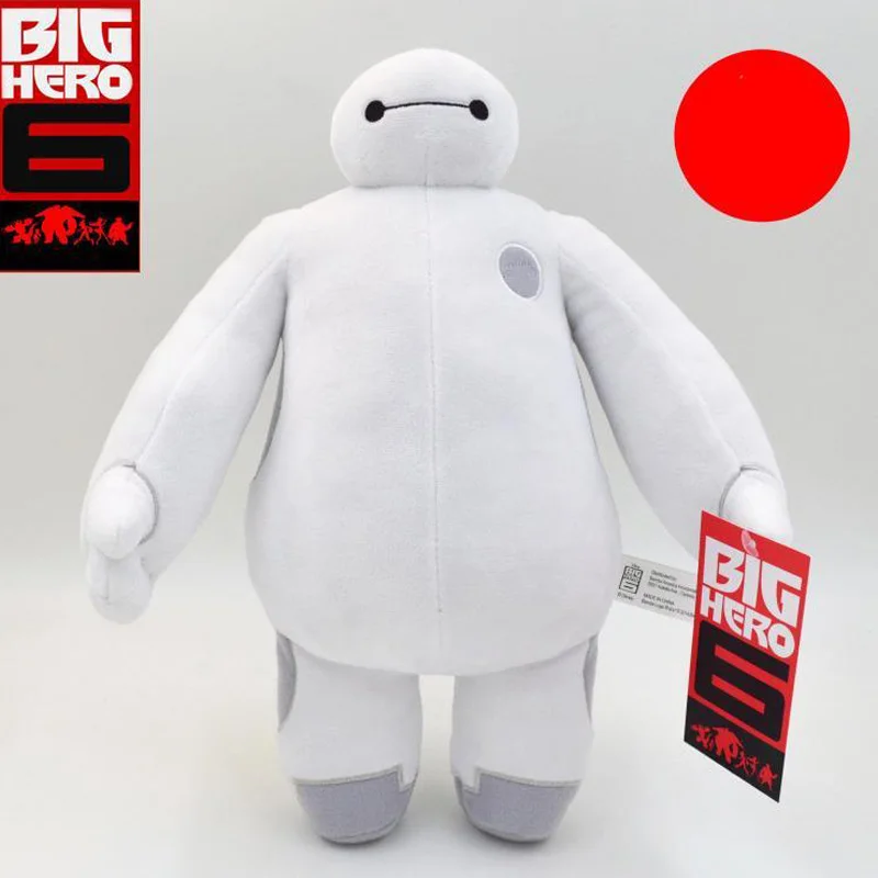 Игрушка плюшевая Baymax для мальчиков милая кукла-подушка Disney Big Hero 6 38 см подарок на