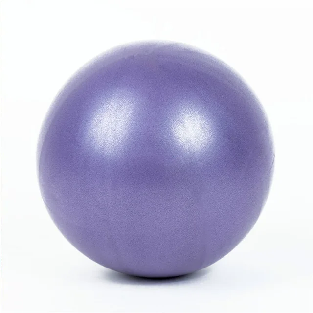 Purple Анти-давление взрывозащищенный 25 см Диаметр Йога упражнения гимнастика для пилатеса и йоги баланс мяч тренажерный зал домашний тренировка йога мяч - Цвет: Purple