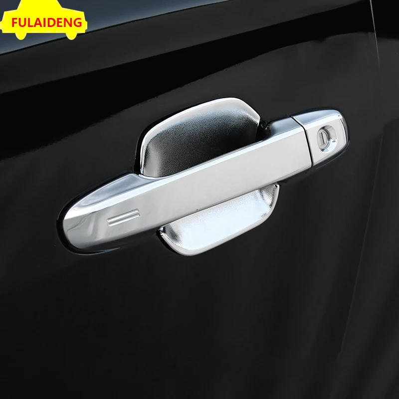 8 шт. для Subaru Forester ABS Хромированная боковая дверная ручка Крышка отделка украшения автомобиля Стайлинг Аксессуары