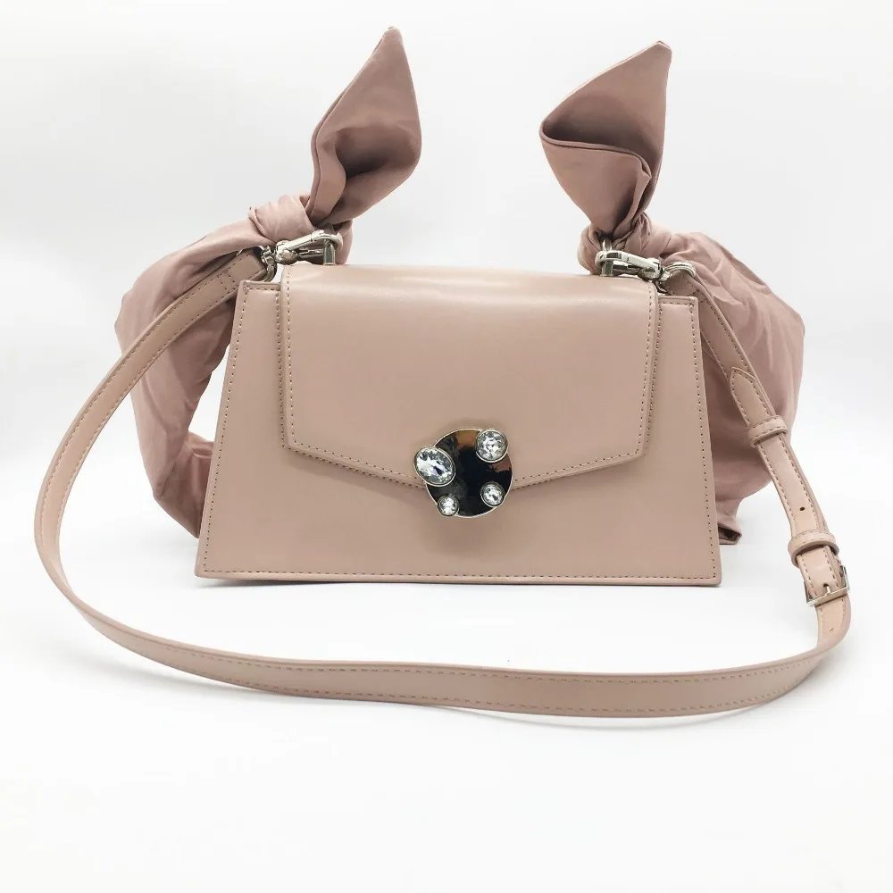 

fashion Messenger bag women Leather Handbag designer Diamonds Female shoulder bags ladies hand bag Silk shoulder strap purse sac