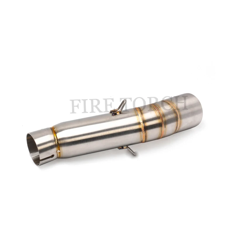 Slip On For Yamaha Tenere700 Motorcycle Exhaust Muffled Silencer Escape Modified Stainless Steel Connection Middle Link Pipe