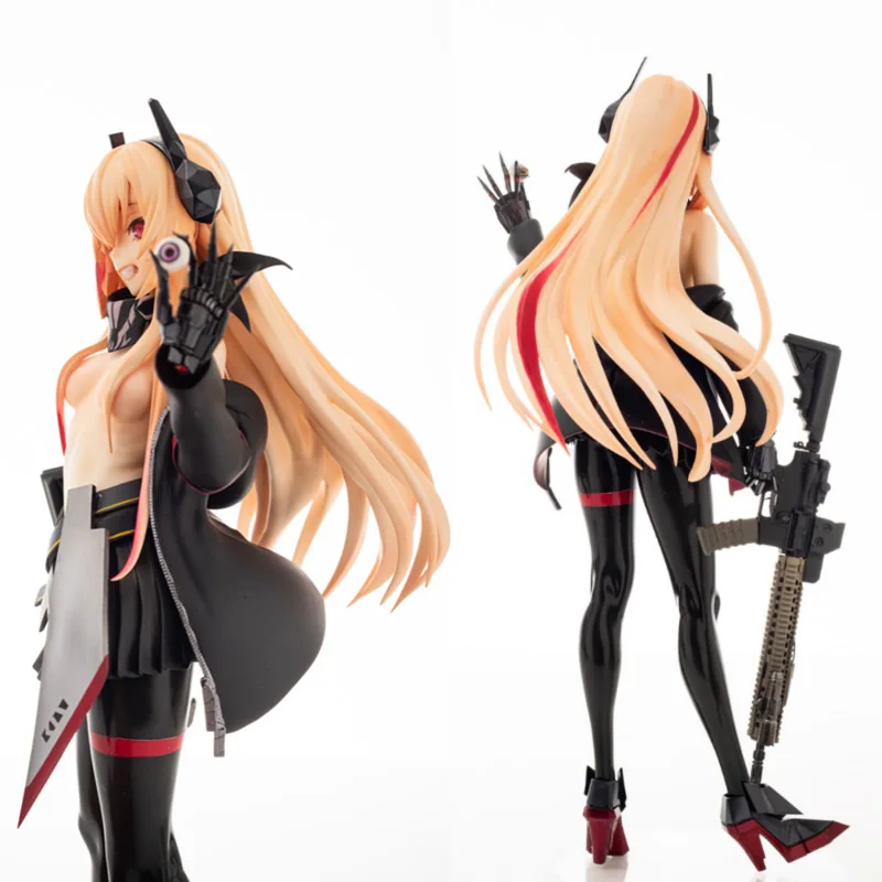 1/7 девушки Frontline M4 SOPMOD Ⅱ Неокрашенная полимерная фигура нераскрашенная GK модель