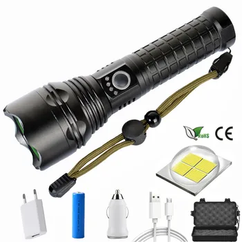 

New Aluminium Alloy XHP70 Flashlight LED 1000 lumen USB Rechargeable 18650 Tactical LED Flashligh Bike Hunting Camping Tourch