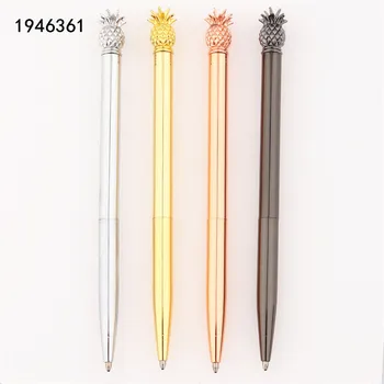 

High quality 06 Pineapple Ballpoint Pen Material Ball Pens Office School studen Stationery New roller ball pens for writing