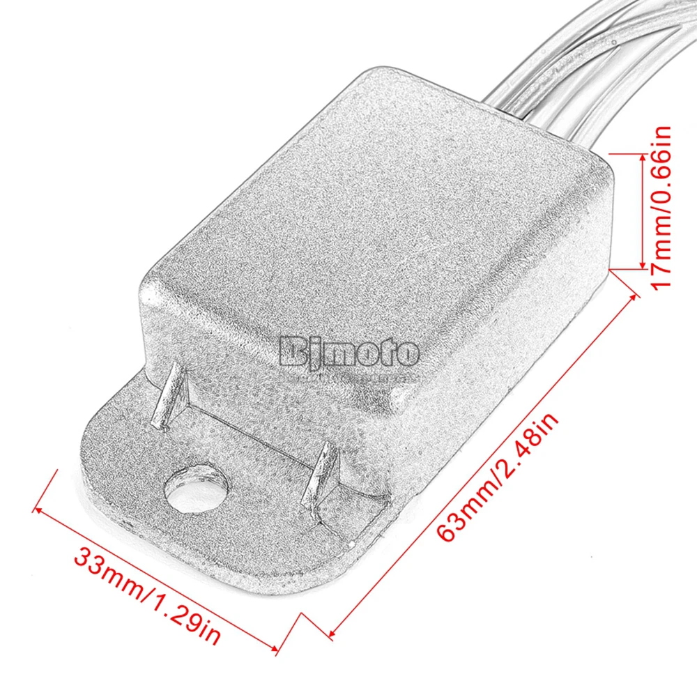 BJMOTO мотоцикл DC12V регулятор напряжения Выпрямитель для Honda CT110 Postie Bikesc 6v 1986-2003 31600-459-910