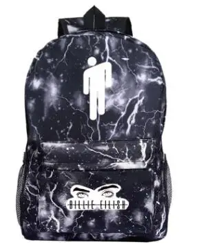 Модная нейлоновая сумка Mochila, звездное небо, Billie Eilish, рюкзаки, женские школьные сумки с глазами, сумки для ноутбука, сумки для путешествий, Подростковый рюкзак для ноутбука - Цвет: 4