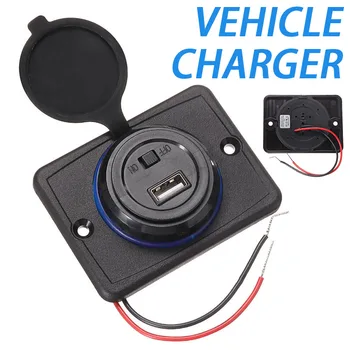 

Charger Car Cigarette Lighter Socket Splitter 2.4A 12V Car Charger Port Socket for Vehicle Boat Truck Motorcycle Accessories