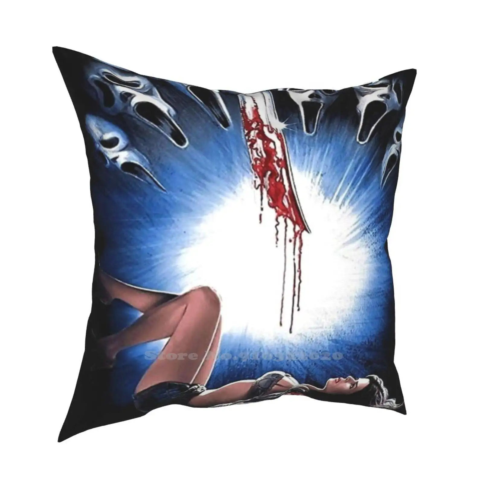 Scream Ber Craven Movie Horror Art Poster Morbido E Confortevole Federa Billy Loomis Scream Scream Movie Scream Horror Horror