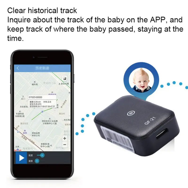 Мини gps трекер в режиме реального времени gps отслеживающее устройство локатор автомобиля/человека местоположение