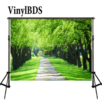 

VinylBDS Spring Photography Backdrops Forest Background Outdoor Wedding Backdrop Large Size Seamless Photo