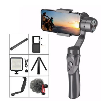 

H4 3 Axis Handheld Gimbal Stabilizer Mobile Phone VLOG Anti-shake Cellphone Stabilizer for Action Camera 4-5.5 inch Smartphone