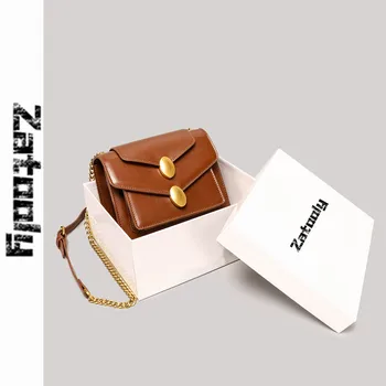 

New Style In , Fashionable French Minority High-level Sense Package, Inclined Bag, Chain Bag, Simple Atmosphere
