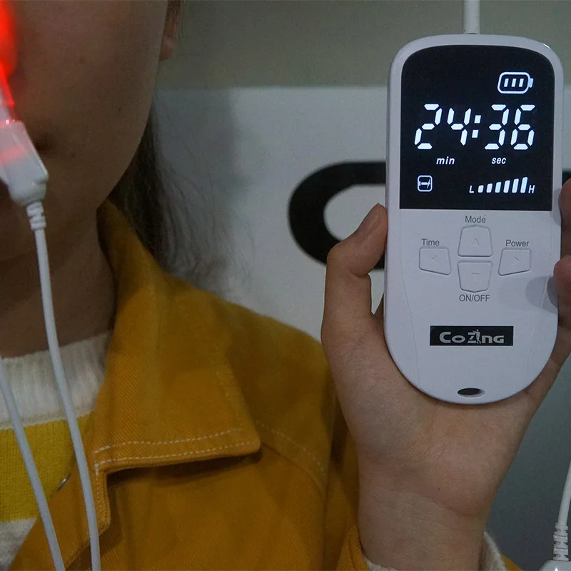 

Low Frequency Laser Hay Fever Sinusitis Treatment Device Nose Care Massager For Acute And Chronic Rhinitis And Tinnitus