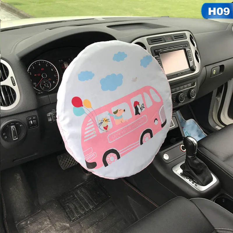 Анти горячий тепловой защиты автомобиля солнцезащитный авто часть руля крышка Солнцезащитный козырек тепла 38 см Диаметр