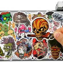 

Fashion Skull Zombie Devil Monster Skeleton Rider Funny Pattern Laptop Phone Skateboard Bike Motorcycle Car Waterproof Stickers