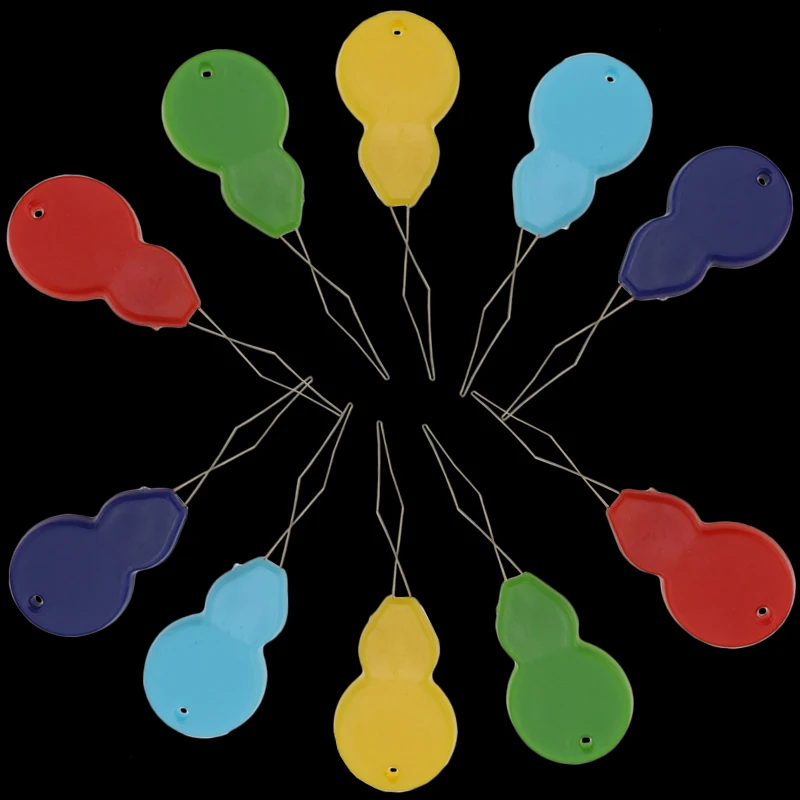 5 шт. 10 шт. 50 шт. Автоматический нитевдеватель нитей полезное руководство для пожилых людей простое использование швейный инструмент - Цвет: 10PCS Random color