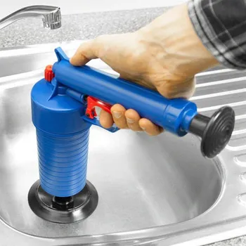 

Kitchen Tool Drain Cleaners Plug Air Pump Blockage Remover Sewer Sinks Blocked Cleaning Tool Pipe Plunger Bathroom Toilet Dredge