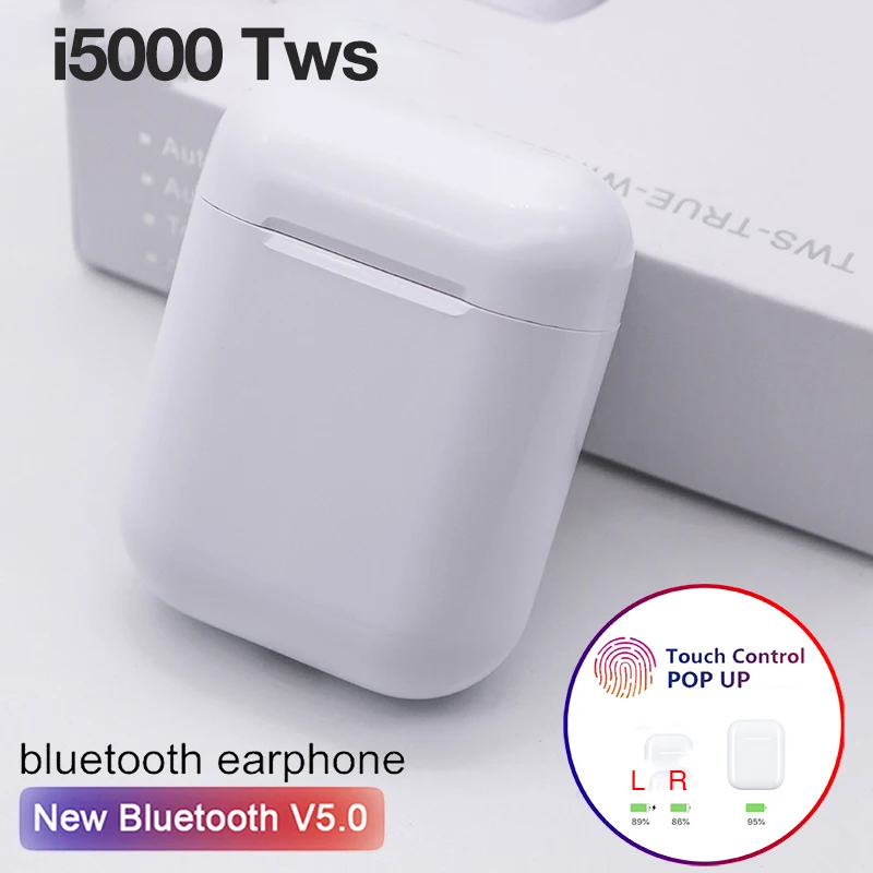 I5000 TWS беспроводные наушники Bluetooth наушники в ухо обнаружения наушники PK I200 I800 I2000 I1000 для Xiaomi IPhone