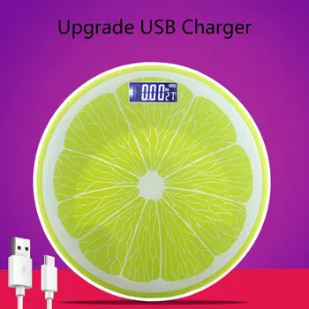 

Kitchen Digital Scale Lemon Shape LCD Electronic Household Food Weighting Scale USB Charing with LCD Display