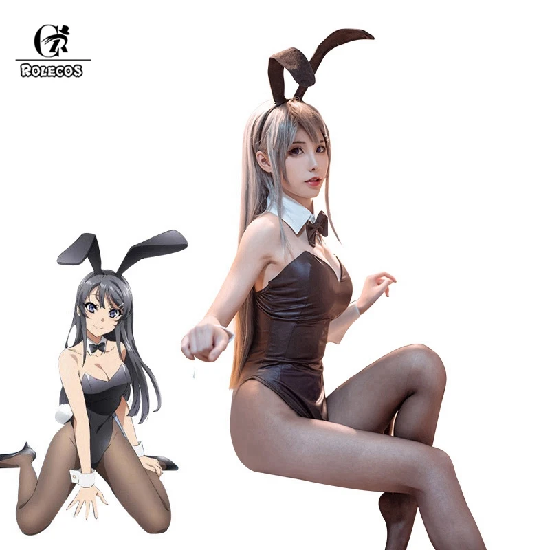 Костюм для косплея ROLECOS Seishun Buta Yarou wa Bunny Girl Senpai no Yume wo Minai сексуальный женский
