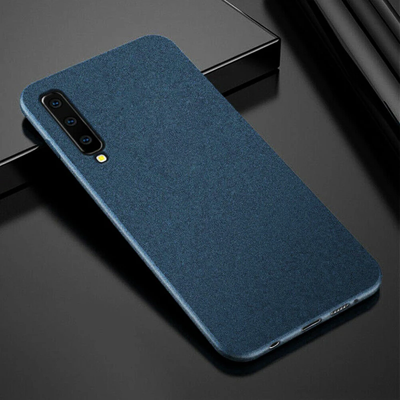Синий Песчаник матовый чехол для телефона huawei P30 P20 Pro mate 20 10 Lite Nova 5 5i Pro 4 3 3i P Smart Plus Мягкий силиконовый чехол - Цвет: Синий