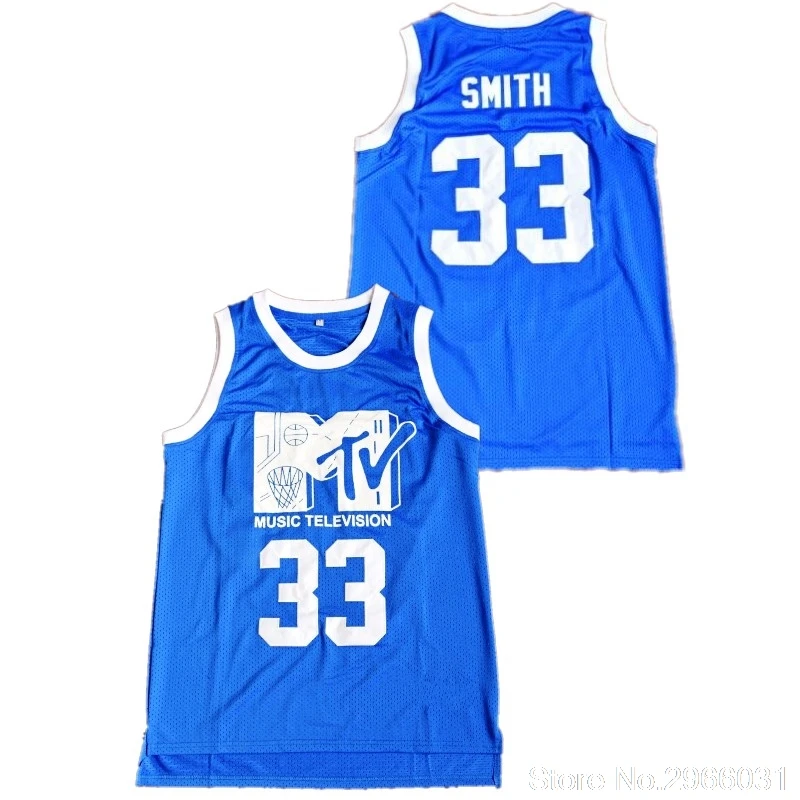 Blue Мужская майка Will Smith#33 MTV Music Television, синяя, стилизованная, размер S-XXL - Цвет: Blue