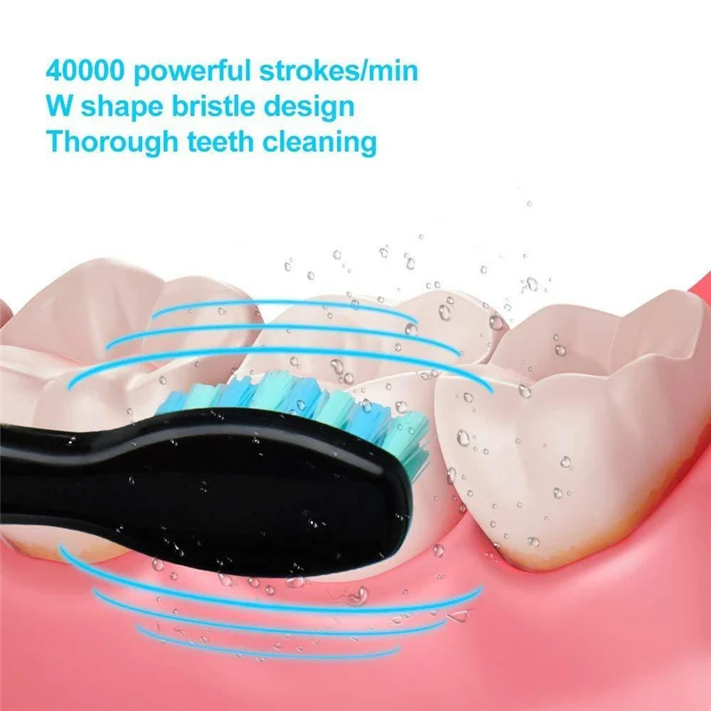 Limpiador Dental Ultrasonico Electric Toothbrush Sonic Rechargeable Top Quality Smart Chip Toothbrush Head Replaceable Whitening Limpiador Dental Ultrasonico Electric Toothbrush Sonic Rechargeable Top Quality Smart Chip Toothbrush Head Replaceable Whitening