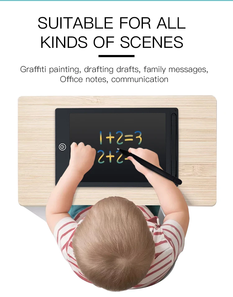TISHRIC 8,5 дюймов детский планшет для рисования цифровой графический планшет ЖК/экран/стилус электронный планшет для рисования доски/колодки