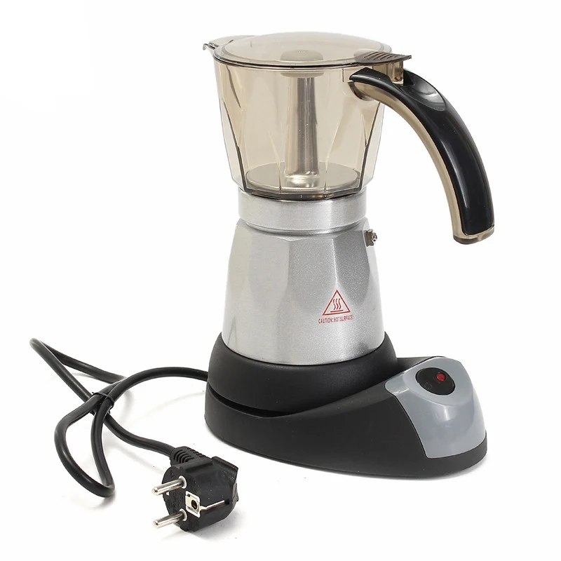 

Kitchen Mini Coffee Maker Electric Automatic Coffee Machine 6 Cups Espresso Percolator Mocha Tea Kettle Household