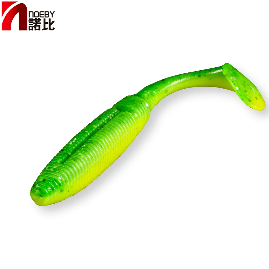  NOEBY SW5019S Soft Lure Silicone Bait Fishing Wobbler T Tail 8.5cm 10cm 11.5cm 13cm 15cm Swim Crank