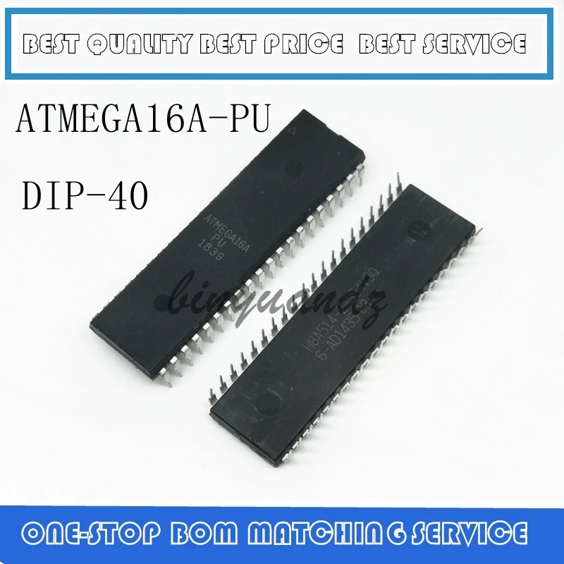 2 шт ATMEGA16A ATMEGA16A-PU DIP40