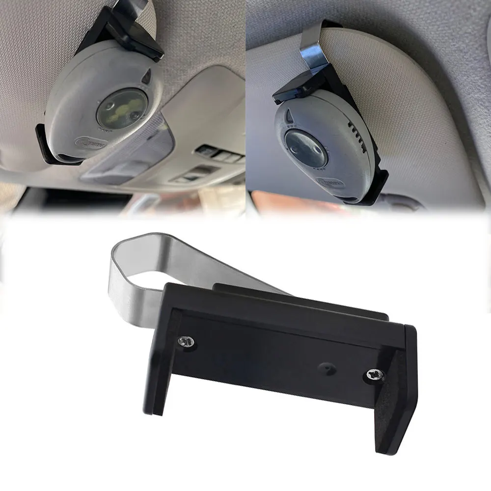 

Car Sun Visor Clip Holder Mount Stand 47-68mm for Garage Door Remote Control Car Key Gate Quick Installation Black Car Products