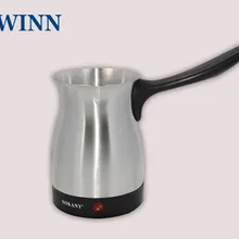 DC-203, нержавеющая сталь, Турецкая кофеварка, 800 Вт, электрический чайник для кофе, кофейник, вскипятить молоко, кофе, чайник, 220 В