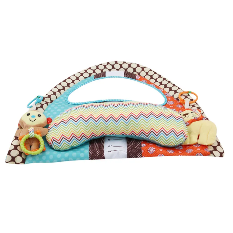 Newborn Baby Soft Mat Round Cartoon Carpet Blanket Play Baby Game For Children Play Bed Carpet