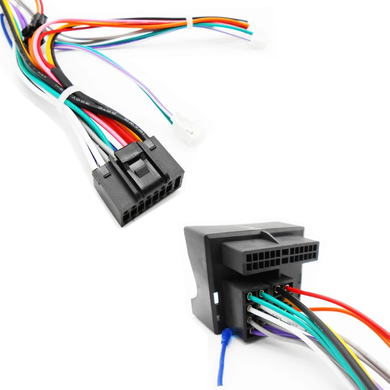 Quadlock 배선 하네스 16 핀 플러그-쿼드 잠금 커넥터 골프 용 자동차 라디오 케이블 어댑터 Mk5 Mk6 Jetta 6 Octavia Mk1 Mk2
