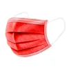 10/20/30/40/50/60/70/80/90/100/200pc Disposable Face Mask Red Mouth Masks Personal Mask 3ply Ear Loop Masks Mascarillas 6